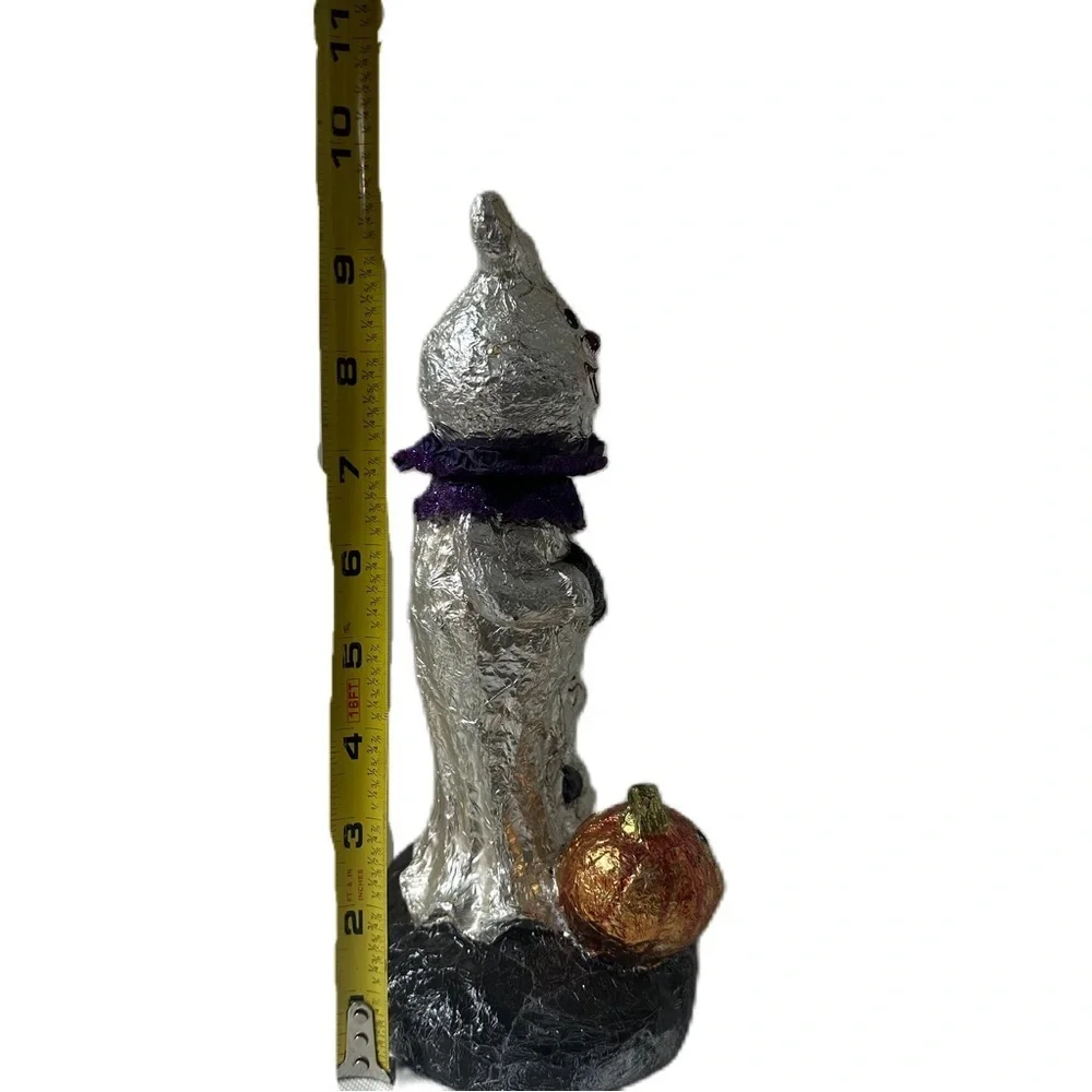Halloween Ghost Foil Figurine and Pumpkins  Vintage Decor - Picture 12 of 15